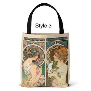 Art Nouveau & Van Gogh Inspired Tote Bags